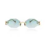 ANNA KARIN KARLSSON THE CLAW & THE NEST OCTAGONAL 2.0 GOLD AZURE