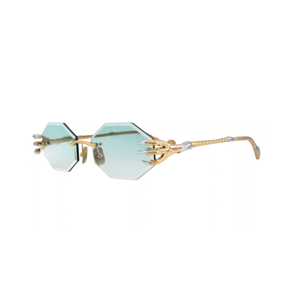 ANNA KARIN KARLSSON THE CLAW & THE NEST OCTAGONAL 2.0 GOLD AZURE
