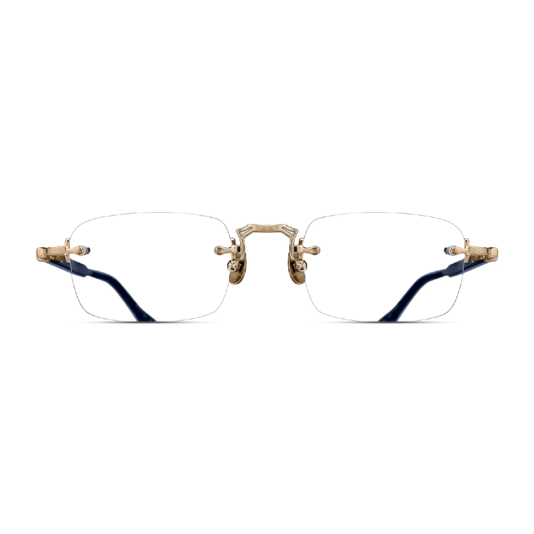 MATSUDA M5009 BG NVY 52 BRUSHED GOLD /NAVY