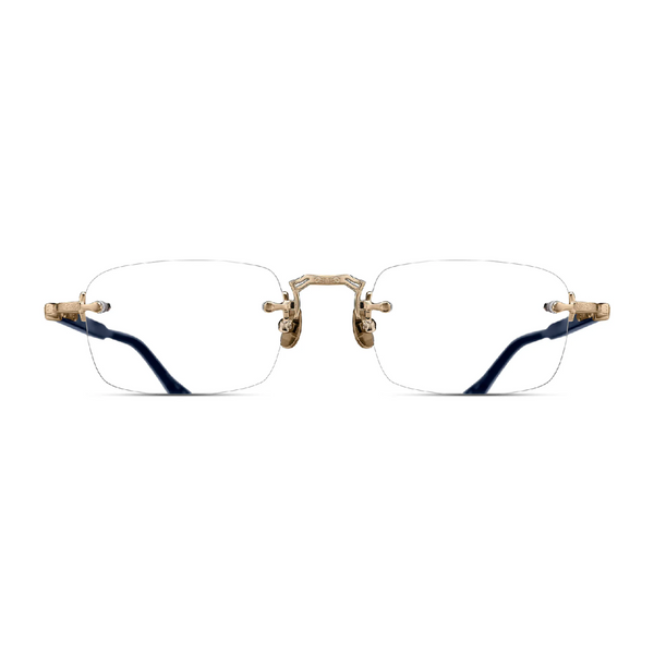 MATSUDA M5009 BG NVY 52 BRUSHED GOLD /NAVY