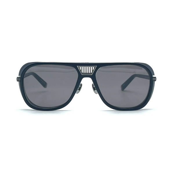MATSUDA M3023 V2 AS/MBK 58 ANTIQUE SILVER -MATTE BLACK