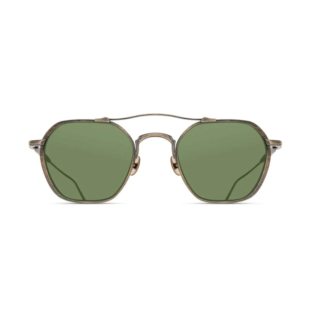 MATSUDA M3145 AG 50 ANTIQUE GOLD / SAGE GREEN