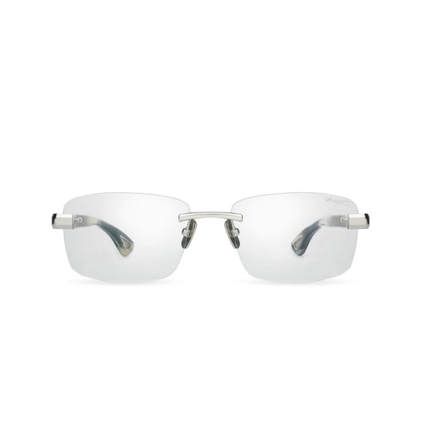 BUGATTI Sterling Silver - Dark Blue Horn Acetate -Sterling Silver - Dark Blue Horn Acetate -