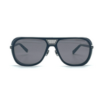 MATSUDA M3023 V2 AS/MBK 58 ANTIQUE SILVER -MATTE BLACK