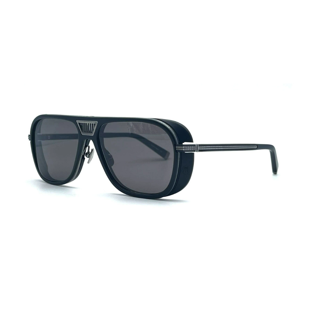 MATSUDA M3023 V2 AS/MBK 58 ANTIQUE SILVER -MATTE BLACK