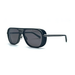 MATSUDA M3023 V2 AS/MBK 58 ANTIQUE SILVER -MATTE BLACK
