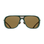 MATSUDA M3023 V2 AG/MBG 58 ANTIQUE GOLD - MATTE BTTLE GREEN